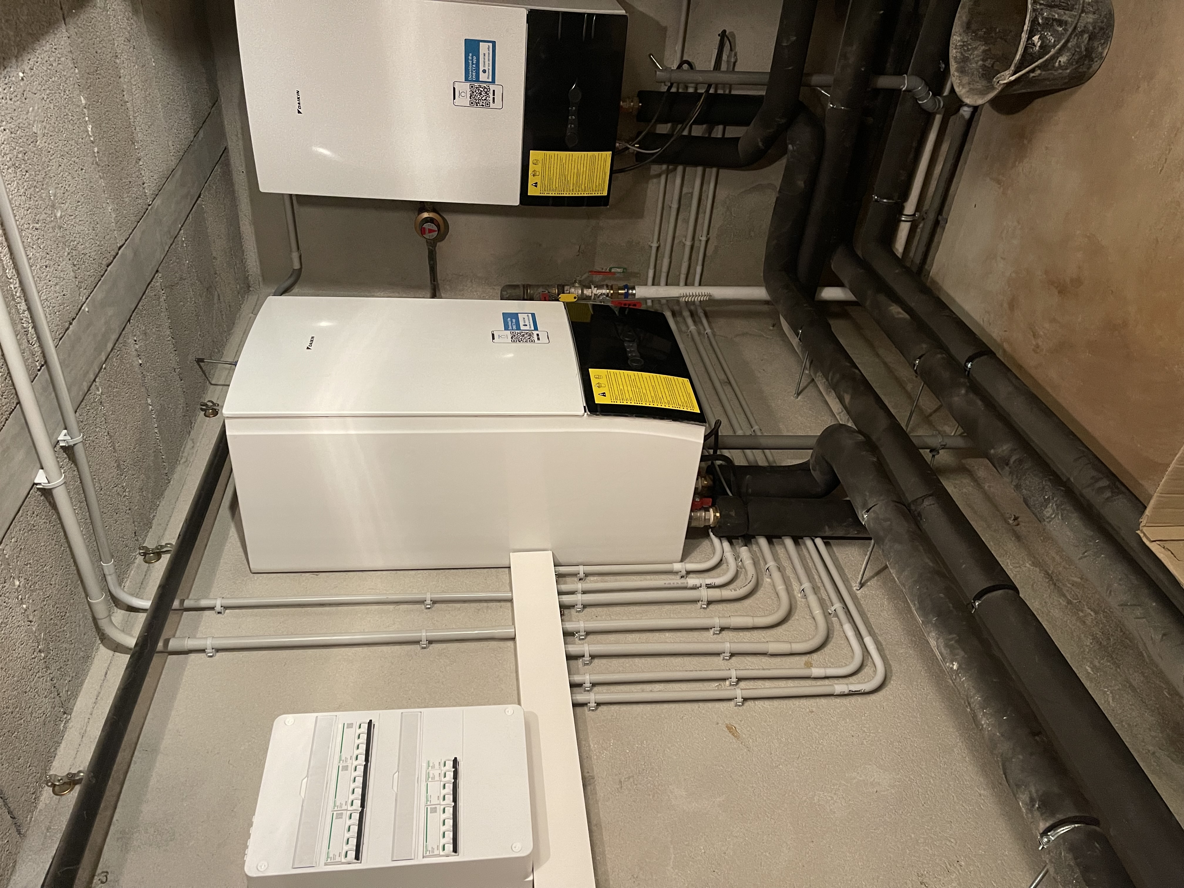 Pompe à chaleur installée